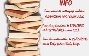 INFO cours judo